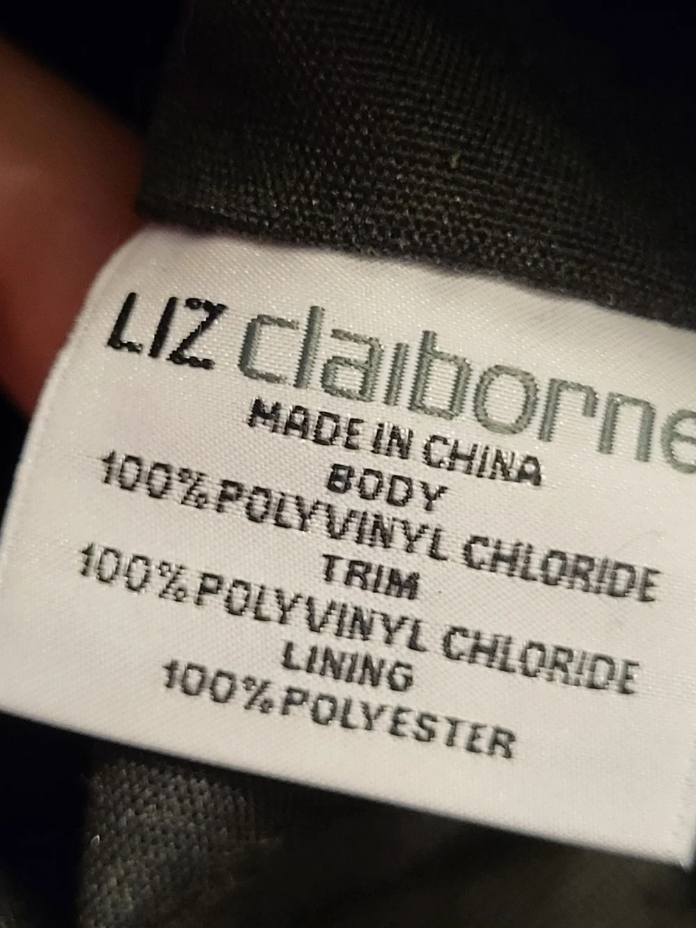 Liz Claiborne Mini Tuxedo Tote Bag in Cream and Black